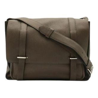 Herm&egrave;s Pre-owned Vintage Schoudertas - Dames - Pre-owned - Bruin - Maat: ONE Size Leer
