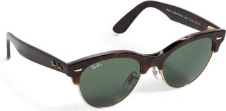 Oakley Ray-Ban Clubmaster Way Womens Sunglasses, brown, One Size