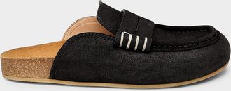 J.W.Anderson Suede Stitch Loafer Mules
