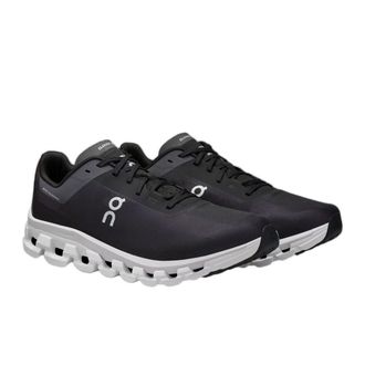 On Running Cloudflow 4 Trainers Womens Road Shoes Black/White 7 UK