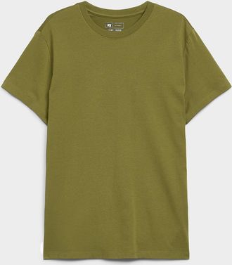 Le 31 Mens Soft stretch jersey T-shirt Muscle fit