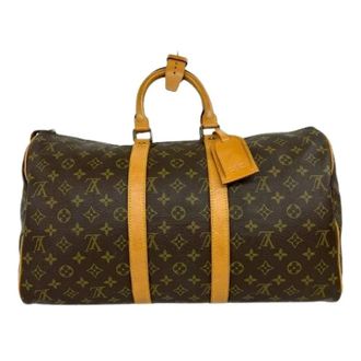Louis Vuitton Pre-owned Weekend Bags, unisex, Brown, Size: ONE SIZE Pre-owned Monogram Boston Bag