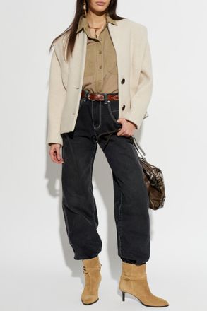 Isabel Marant Dyogo Jacket, Womens, Cream