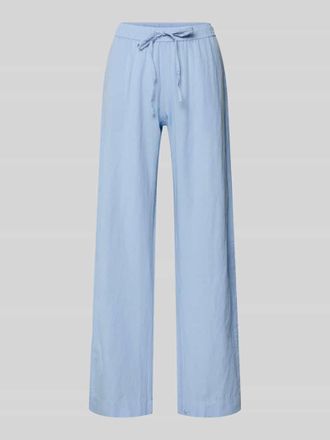 Neo Noir Neo Noir Stoffhose mit Leinen-Anteil und Eingrifftaschen in Hellblau, Gr&ouml;&szlig;e 34
