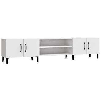 vidaXL Mueble De Tv Blanco 180x31,5x40 Cm Madera De Ingenier&iacute;a Vidaxl