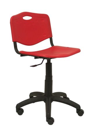 Piqueras y Crespo Silla Robledo Giratoria Roja