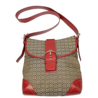 Coach Borsa a spalla in tela Pre-owned - - Pre-owned - Donna - Marrone - ONE SIZE