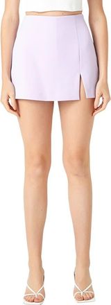 endless rose Side Slit Skort in Lilac at Nordstrom, Size Medium