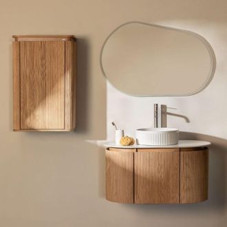 Sklum Conjunto De Muebles De Ba&ntilde;o En Madera Carsone Sklum