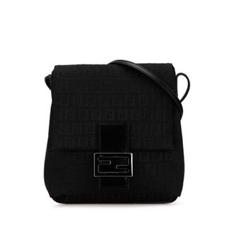 Fendi Pre-owned Fendi Zucchino Canvas Crossbody Ladies 2288 8BT075 JQ5 099