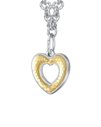 Rachel Glauber Silver Cz Chain Necklace