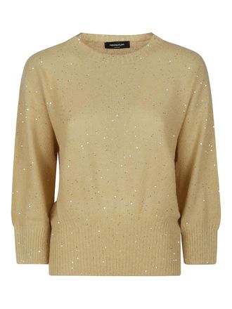 Fabiana Filippi sequin-embellished knitwear - women - Nylon - 40 - Neutrals