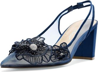 Blue by Betsey Johnson Petra High Womens Heels Navy : 6.5 M, Textile