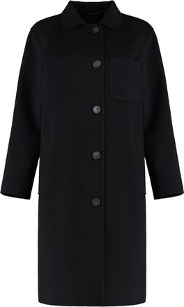 Max Mara Zenone Single-Breasted Wool Coat