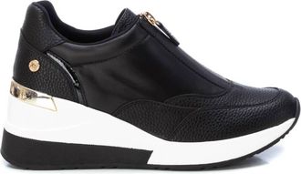 Xti Womens Wedge Sneakers In Black