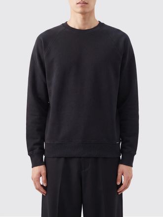 Tom Ford Felpa girocollo in cotone con vestibilit&agrave; relaxed e spalle cadute