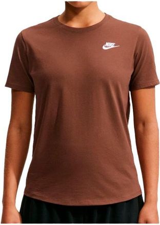 Nike Sportswear Club Essential Funktionsshirt f&uuml;r Damen | braun