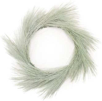 Melrose International Frosted Long Needle Pine Wreath 24D - Green, White