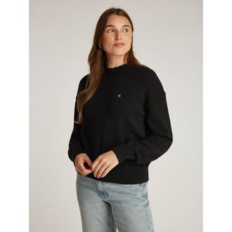 Calvin Klein Trui met opstaande kraag met lange mouwen