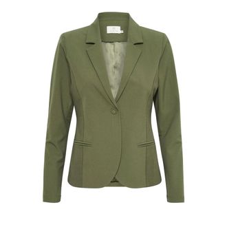 Kaffe Elegante Jillian Blazer en Grape Leaf - Jackets - Mujer - Verde - L