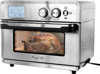 MegaChef Multifunction Air Fryer Toaster Oven with 21 Presets in Grey at Nordstrom