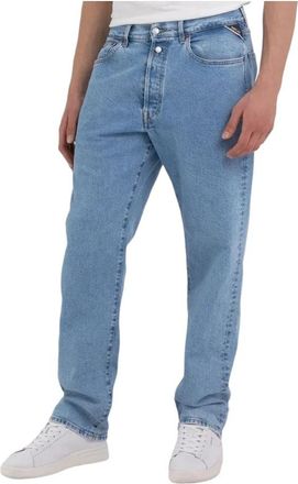 Replay Loose-Fit Denim Broek - Heren - Regular Fit Jeans - Blauw - W36 - Denim - Jeans