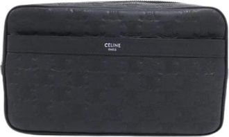 Celine Pre-owned Calf Shoulder Bag - Dames - Vintage Heuptassen - Zwart - ONE Size - Leer - Vintage