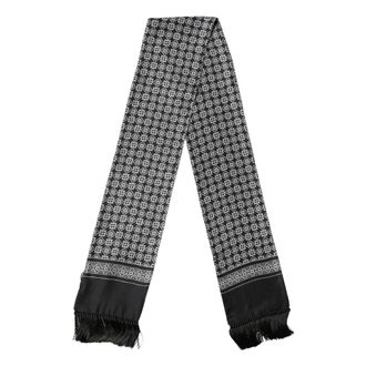 Dolce & Gabbana Silky Scarves, female, Black, Size: ONE SIZE Neck Wrap