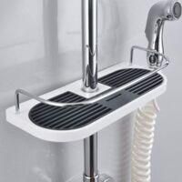 OEM Estante De Ducha Telesc&oacute;pico, Estante De Ducha Ajustable, No Requiere Perforaci&oacute;n, Estante De Almacenamiento Para Ba&ntilde;o, 1 Pieza - Crezuo