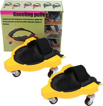 OEM Rodilleras Con Ruedas, Rodilleras Deslizantes Multifuncionales, Rodilleras Ligeras Con Ruedas Y Correa Ajustable, Rodilleras Para Pintura, Reparaci&oacute;n 