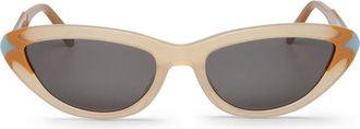 Mr.Boho Seongsu BRG34-11 Womens Sunglasses Brown Size 54