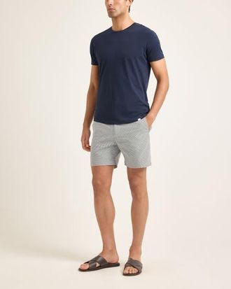 Orlebar Brown Ob T Tailored Fit Crew Neck T-Shirt in Navy at Nordstrom, Size Xxx-Large