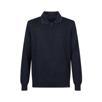 Fay Polo in Cotone - - Tops - Uomo - Blu - L