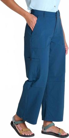 Toad & Co Rover Wide Leg Pants In Midnight Blue