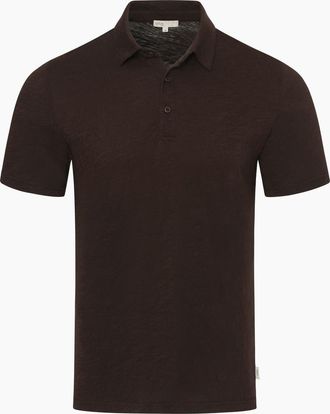 Onia Cotton Slub Knit Polo in Kona at Nordstrom Rack, Size X-Small