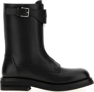 Alexander McQueen Laarzen - Heren - Enkellaarsjes - Zwart - 40 EU - Leer - Schoenen