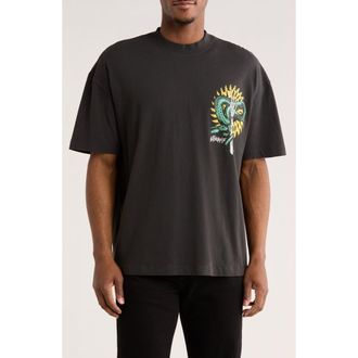 AllSaints Krat Cotton Graphic T-Shirt in Black at Nordstrom Rack, Size Xx-Large