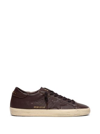 Golden Goose Textured Leather Silk-Nylon Low-Top Sneakers