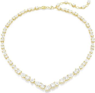 Swarovski Ketting - Dames - Accessoires - Geel - Maat: ONE Size