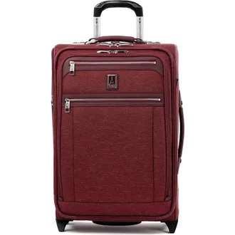 Travelpro Platinum Elite Softside Expandable Carry-On 22-Inch 2 Wheel Upright Luggage in Bordeaux at Nordstrom