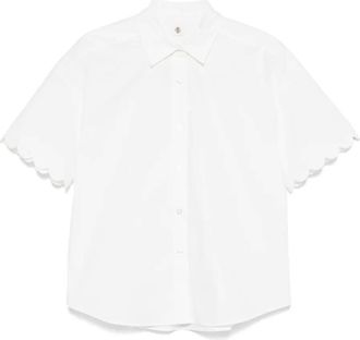 The Garment Camicia Cyprus Scallop - Bianco