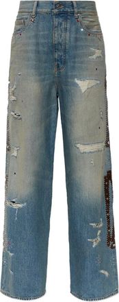 Amiri Jeans con effetto vissuto - Blu