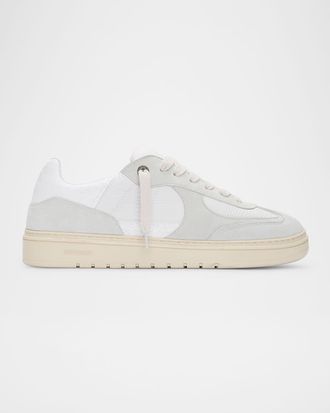 Represent Mens Virtus Nylon and Suede Low-Top Sneakers