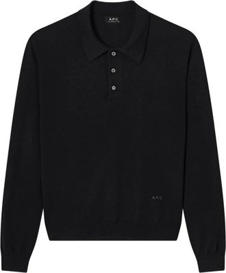 A.P.C. Hombre, Jerseys, Negro, Talla: 2XL