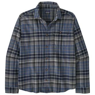 Patagonia L/S LW Fjord Flannel Shirt Hemd f&uuml;r Herren | blau