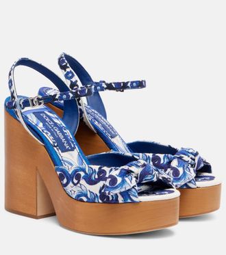 Dolce & Gabbana Majolica sandals