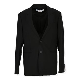 Off-white Off White Mens Black/White Blazer
