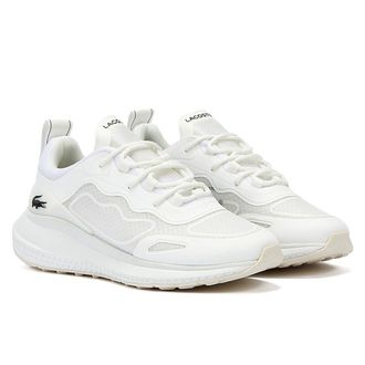 Lacoste Active 4851 123 1 SMA Mens Trainers - White Synthetic Leather - Size UK 8