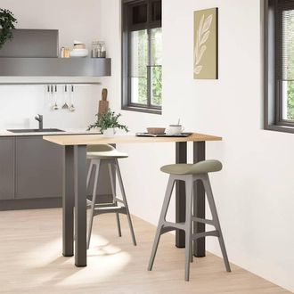 Berkfield Home Modern Coffee Table Legs 4 pcs Anthracite 90-92 cm Steel in Dark Grey