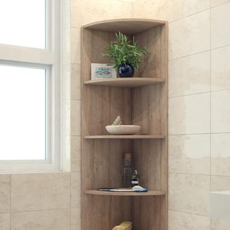 Vicco Estante De Esquina Ecki, Sonoma, 40 X 180 Cm Vicco